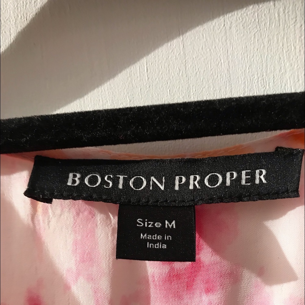 Boston Proper Size: M, Long Flowing Wrap Dress - Picture 3 of 6